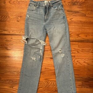 Abercrombie & Fitch Blue Straight Leg Jeans